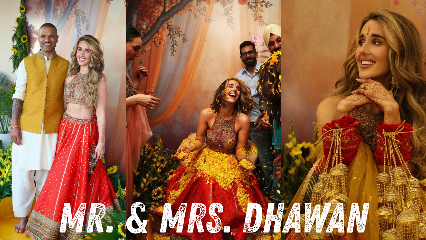 Shikhar Dhawan Releases Photos of His Wedding